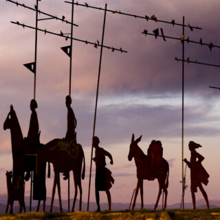 02 Monumento al peregrino, Alto de el Perdón 02 Monumento al peregrino, Alto de el Perdón